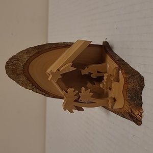 Beautiful Wooden Nativity